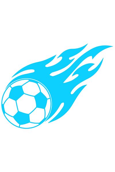 StoryGift Romania Sticker Autocolant 70CM Exterior cu o minge de fotbal care se indreapta cu viteza spre poarta