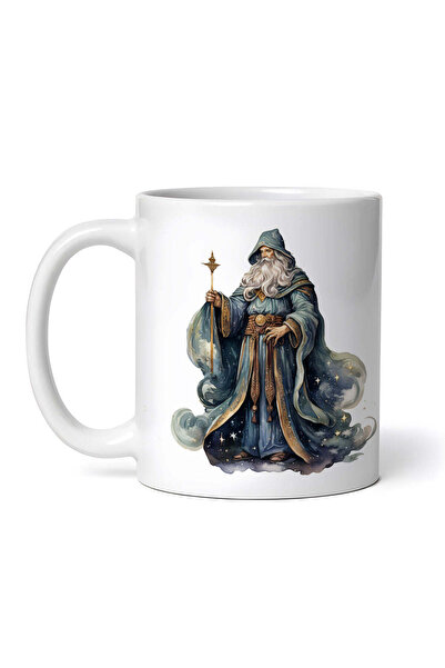 OEM Εξατομικευμένη λευκή κούπα, Ο Μάγος Τζόρτζιους, INOVATIX®. 330ml