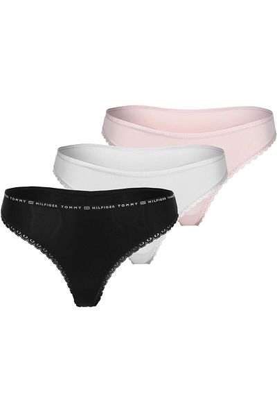 Tommy Hilfiger Damen Tommy Hilfiger 3 Pack Tanga