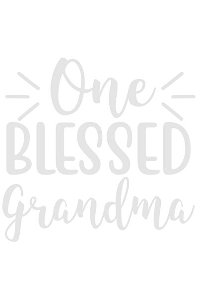 StoryGift Romania Sticker Adeziv 90CM Exterior cu textul "One blessed grandma...