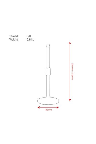 Dap Audio Table microphone stand with base DAP-Audio
