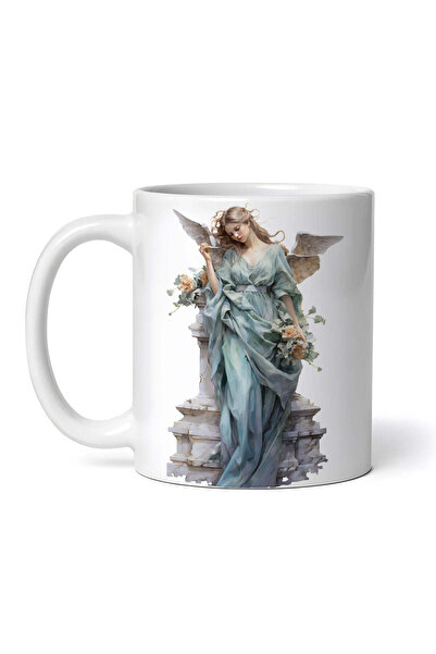 OEM Cană albă personalizată, Înger al Inimilor, INOVATIX®. 330ml