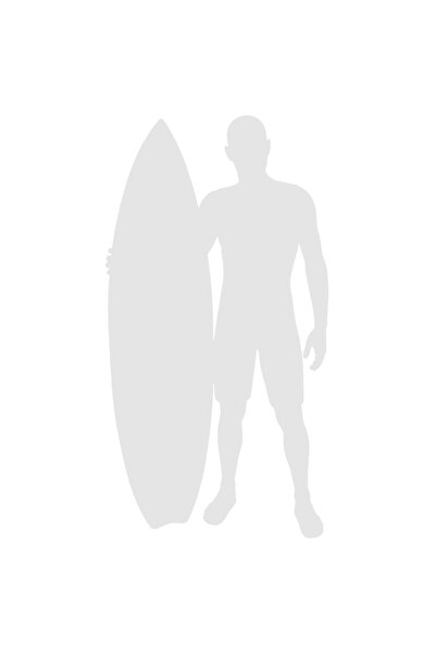 StoryGift Romania Sticker Autocolant 30CM Exterior cu un om care tine o placa de surf , Vinyl Alb, 30 cm