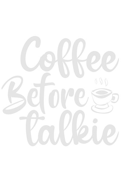 StoryGift Romania Sticker Adeziv 90CM Exterior cu ilustratie in care apar o ceasca cu cafea si mesajul "Coffee b