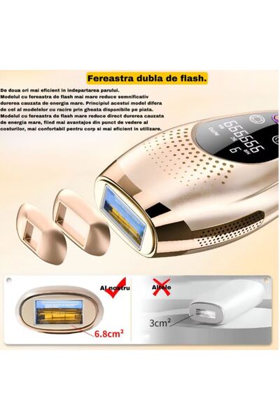 OEM Αποτριχωτική συσκευή Ipl Bhrl-10 για μόνιμη αποτρίχωση με ψύξη πάγου, διπλό παράθυρο 9 βημάτων