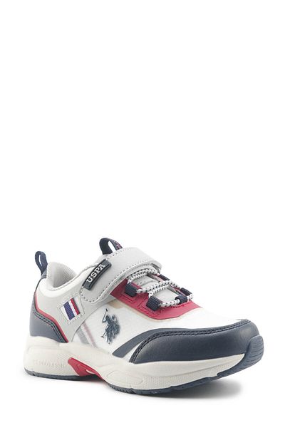 U.S. Polo Assn. Suse 5Fx White Boy's Sports Shoes