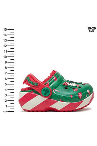 Crocs unisex child flip-flops 210815 CLASSIC MICKEY XMASS LINED CLOG T green