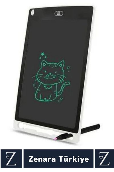 Zenara Premium Digital Children's Educational Tablet with Eraser and Pen Graphic Lesson Note Homework Picture Lcd Writing Tablet