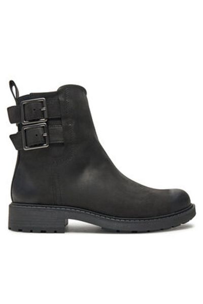 CLARKS Women's Ankle boots black CLARKS-26178858 318 BLACK LEATHER