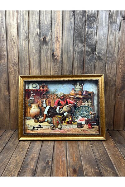 Lalewent Çömlekçi adam rölyef tablo