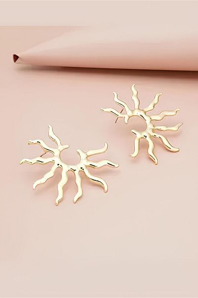 PREGIO Sun Figured Color Earrings Kp12