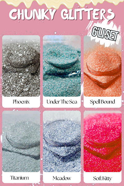 Sirius Hobi Epoksi Mum Sabun Vücut Makyaj Parıltısı Fine Hologramlı Glitter S...