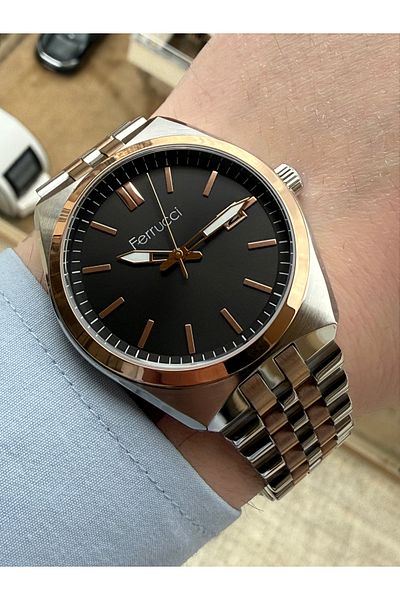 Ferrucci Steel Cord Waterproof Men's Wristwatch