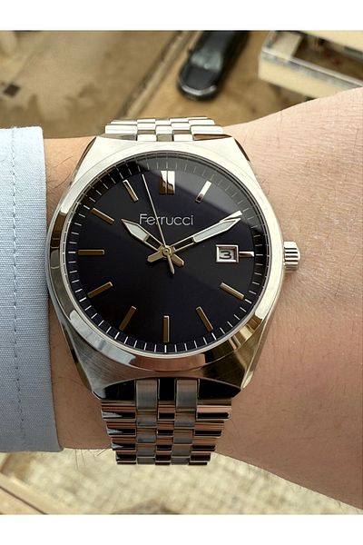 Ferrucci Steel Cord Waterproof Men's Wristwatch