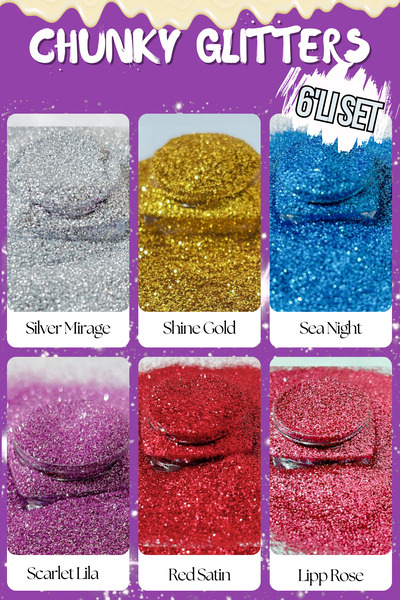 Sirius Hobi Epoksi Mum Sabun Vücut Makyaj Parıltısı Fine Hologramlı Glitter S...