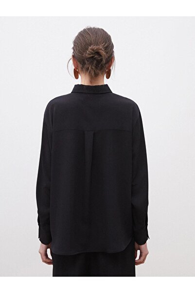 LC Waikiki Soulife Düğme Detaylı Krep Kadın Gömlek (S5)