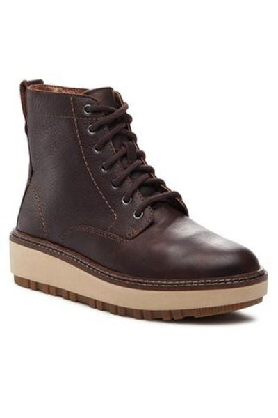 CLARKS women's ankle boots 261747994 brown