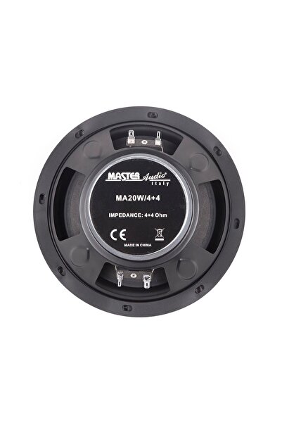 Master Audio MA20W-4+4, 8 inch dual voice coil speaker