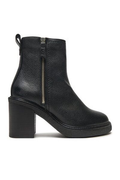 CLARKS Women's Ankle boots black CLARKS-26178671 318 BLACK LEATHER