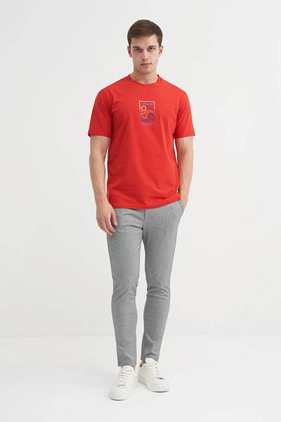 Cazador Red Men's T-Shirt 4188