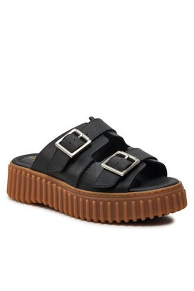 CLARKS Șlapi de damă Clarks 26176428 negri