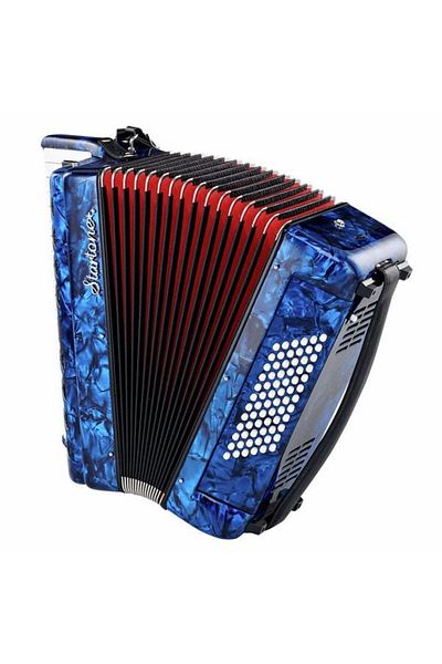 Startone Accordion 72 bass blue Startone Piano Accordion 72 Blue MKII