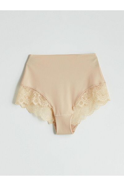LC Waikiki LCW DREAM Corset chiloți cu talie înaltă din dantelă, pachet de 2 (S5)