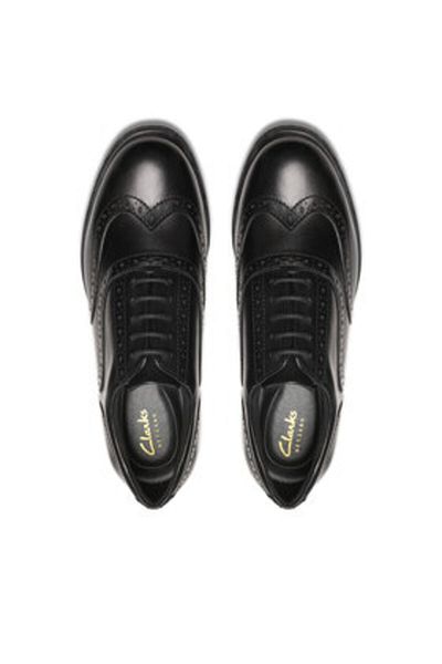 CLARKS Women's Oxfords 26178709 Black