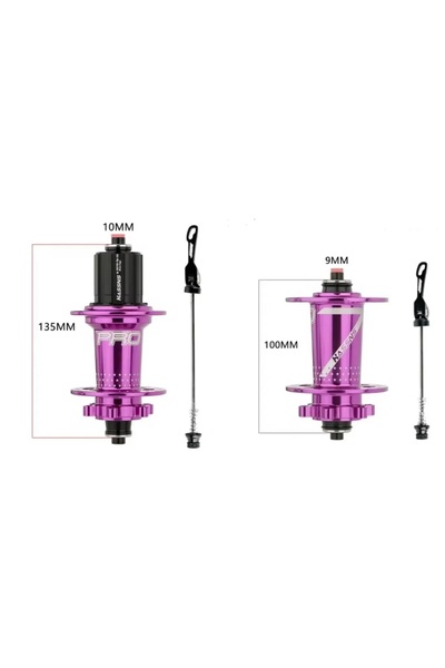 Genel Markalar Pro7 Ön Arka Göbek Seti 32 Delik Mor