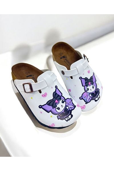 Görkem bebe ayakkabı ve tekstil Kuromi Girl's Anatomic Patterned Slippers