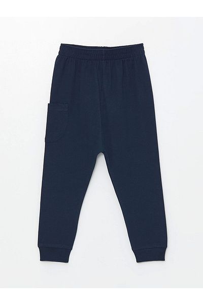 LC Waikiki LCW Kids Navy Blue Elastic Waist Baby Boy Jogger Sweatpants
