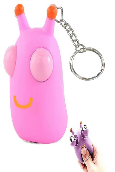 Bundeba Eye-Popping Funny Eyeball Burst Squeeze Suckushi Worm Decompression Toy