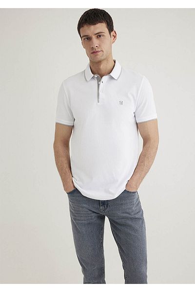Mavi White Men's T-Shirt M062373-27879