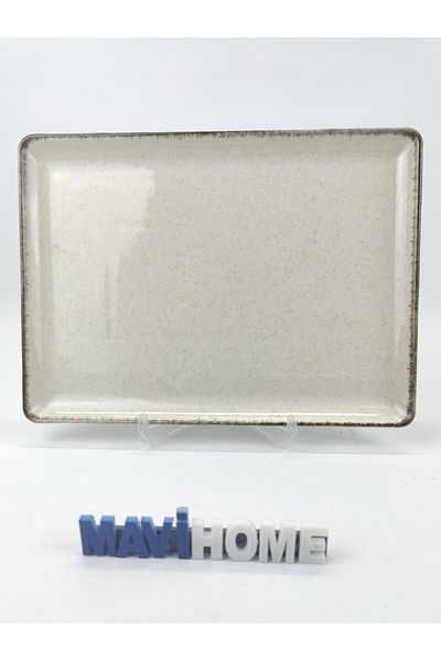MAViHOME Tan Series 30 X 22 cm Cinnamon Serving Presentation Plate Single