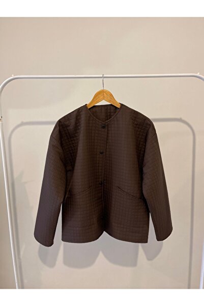 Motto Collection Acı kahve kapitone ceket