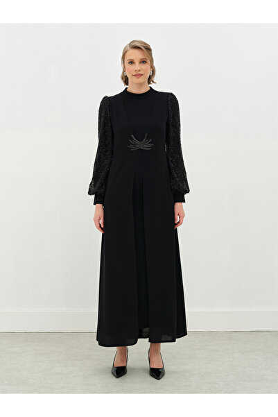 gaze KOLLARI BORU BONCUKLU ELBİSE