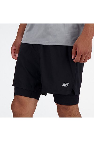 New Balance Ms41288 Schwarze Herren-Shorts
