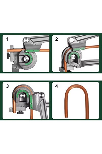 BGA Profesyonel 180° boru bükme makinası 3in1 klima bakır boru bükme pensesi %100 memnuniyet