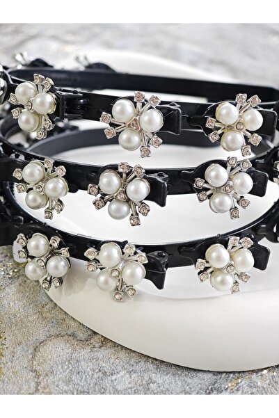 EliraToka Agrafă de păr cu coroană cu detaliu din plasă la modă