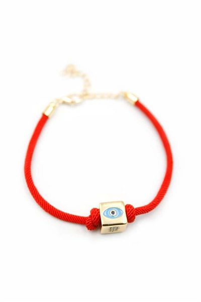 MR RZN STORE Cube Rope Bracelet - Red