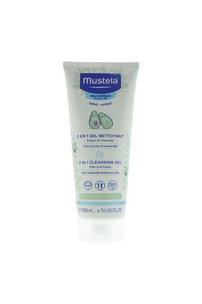 Mustela Mustela 2-in-1 Cleansing Gel Wash for Hair and Body 200ml
