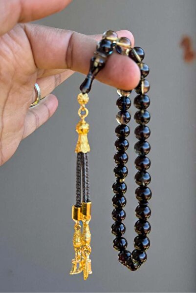 Atolyezone Sertifikalı Sıkma Ateş Kehribar Tesbih Hediyelik Harfli, İsimli Tespih Kutu Yazılı Babalar Günü