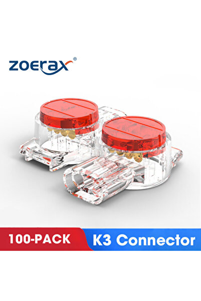 choice2 100 قطعة من موصلات K3 ZoeRax، 100 قطعة من موصلات K1 K3، موصلات توصيل ...