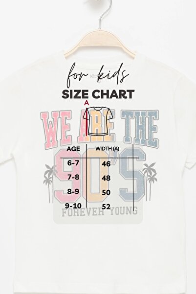 Divonette Дівчача футболка з коротким рукавом, 100% бавовна, з принтом «90’s Forever Young»