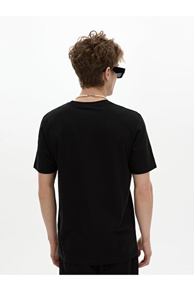 Ltb Μαύρο T-Shirt - Με λογότυπο και σύνθημα