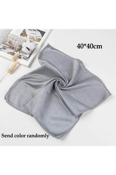 Choice 40x40cm Car Glass Cleaning Tools Towel Chiffon Microfibres Voiture Absorbent Cloth Auto Glass Cleani