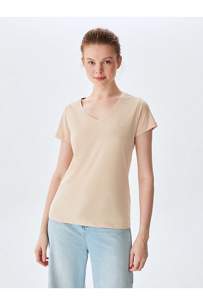 Ltb Tricou de bază cu decolteu în V