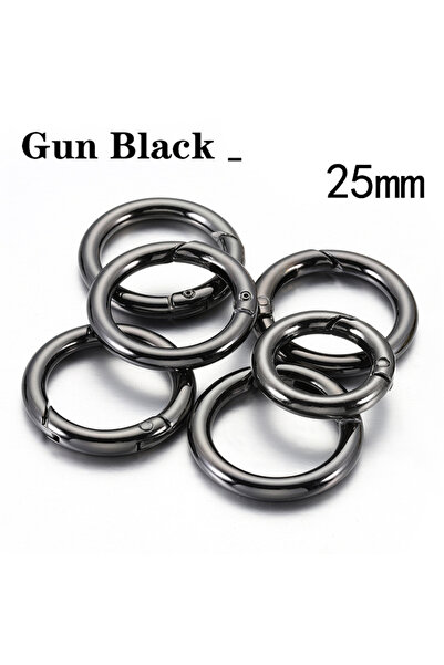Choice مشابك زنبركية معدنية من Gunblack مقاس 25 مم، 5 قطع، لصنع المجوهرات بنفسك