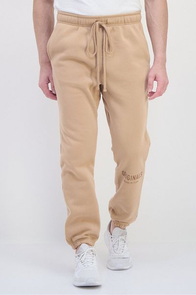 Originals by Brooklyn Cloth Men Regular Fit Solid Jogger Pants, Brown