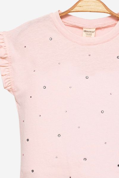 Divonette Girl's Stone Printed T-Shirt -Children's Clothing